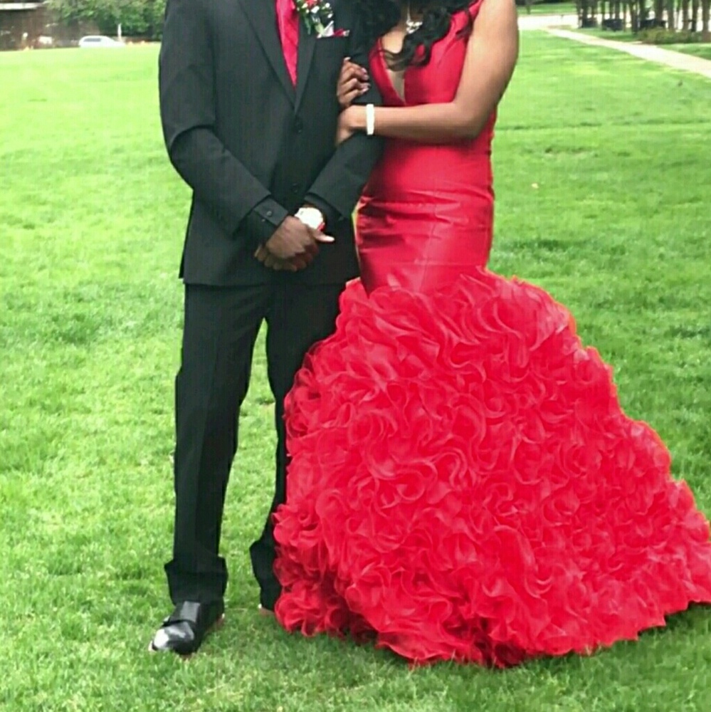 Red Prom Dress - Picture 2 of 3
